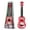 pink, variant on Kids Toy Guitar Mini Toddler Guitar Toddler Plastic Musical Instruments Educational Toys Birthday Gifts for Children 3-8 Years Old(Pink)