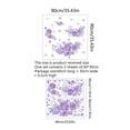 thumbnail image 4 of Purple Floral Wall Decals with Butterflies Removable Watercolor Flower Stickers for Bedroom Living Room Decor, 4 of 6
