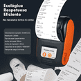 thumbnail image 4 of "Impresora Tickets Bluetooth Impresora Recibos Térmica 58mm Malubero, Negra Naranja ", 4 of 4