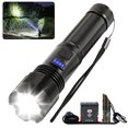 thumbnail image 1 of Wangscanis Rechargeable Flashlights, XHP50 Super Bright 1500mAh Battery Zoomable Waterproof 5-Mode, 1 of 6