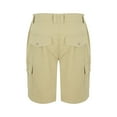 thumbnail image 4 of MSJUHEG Mens Shorts Men'S Shorts Shorts With Multiple Pockets For Comfort Lightweight Twill Cotton Elastic Waist Work Shorts Shorts Men Beige M, 4 of 4