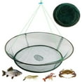 thumbnail image 1 of CHOK Fishing Bait Trap Crab Net Crawdad Shrimp Cast Dip Cage Fish Minnow Foldable-1PCS, 1 of 10
