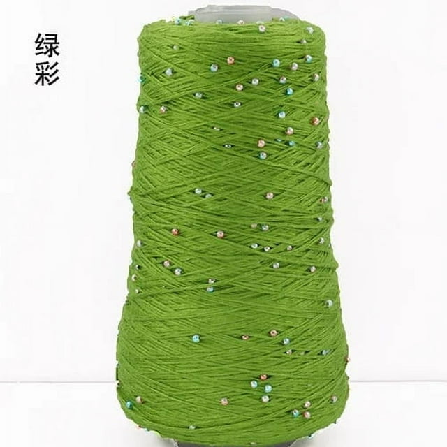 350g Pearl Mercerized Cotton Yarn Hand-knitted Cotton Pearl Lace Line Fine Crochet Thread Bead Thread Diy Hand-braided Thread