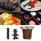 thumbnail image 2 of Fuente de chocolate doméstica de tres capas, fondue de chocolate fundido, lava de chocolate yeacher Fuente de chocolate, 2 of 6