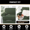 thumbnail image 4 of Housse de Coussin pour Sofa T-Cushion (Grand, Vert Bronze), 4 of 7
