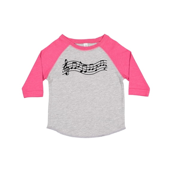 Inktastic Music Staff Musical Gift Boys or Girls Toddler T-Shirt
