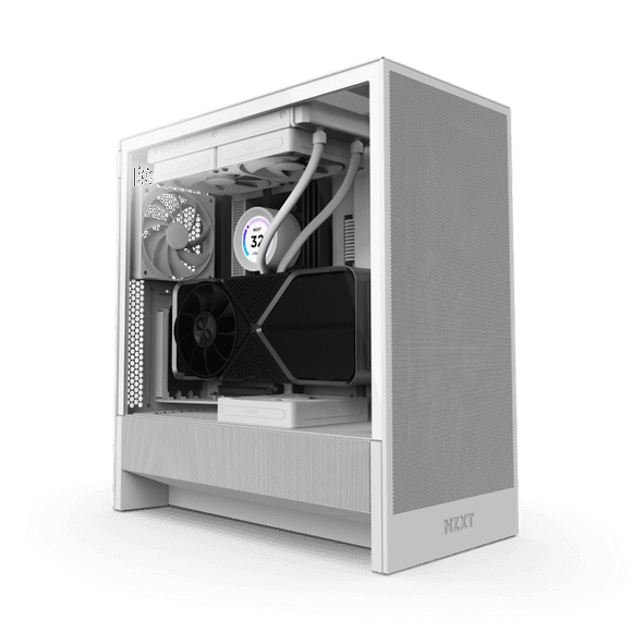 GABINETE NZXT H5 FLOW WH