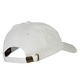 thumbnail image 4 of North Dakota Prairie Rose with Map Embroidered Unstructured Washed Cap - White OSFM, 4 of 5