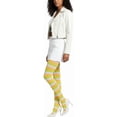 thumbnail image 5 of ToBeInStyle Women's Candy Corn Pattern Spandex Pantyhose Os Multicoloured, 5 of 6