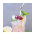 thumbnail image 5 of 5 Pcs Reusable Glass Straws,colorful Butterfly On Clear Straws With Design Shatter Resistant Bent D XXF, 5 of 5