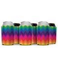 thumbnail image 1 of WIRESTER Neoprene Beer & Soda Sleeve Cover, Set of 6 LGBT Chevron Flag, 1 of 3