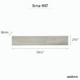 thumbnail image 5 of Teva Grove Gray 3-in. x 15-in. Brick Joint Stacked Subway Glossy Porcelain Wall and Floor Tile, 5 of 5