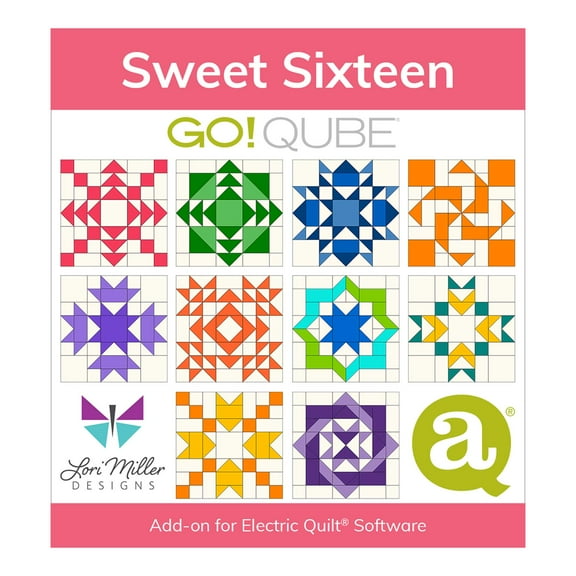 Electric Quilt Add-On for Accuquilt GO! Qube Sweet Sixteen - Box Version