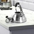 thumbnail image 4 of MegaChef 2.7 Liter Stovetop Whistling Kettle in Brushed Silver, 4 of 7