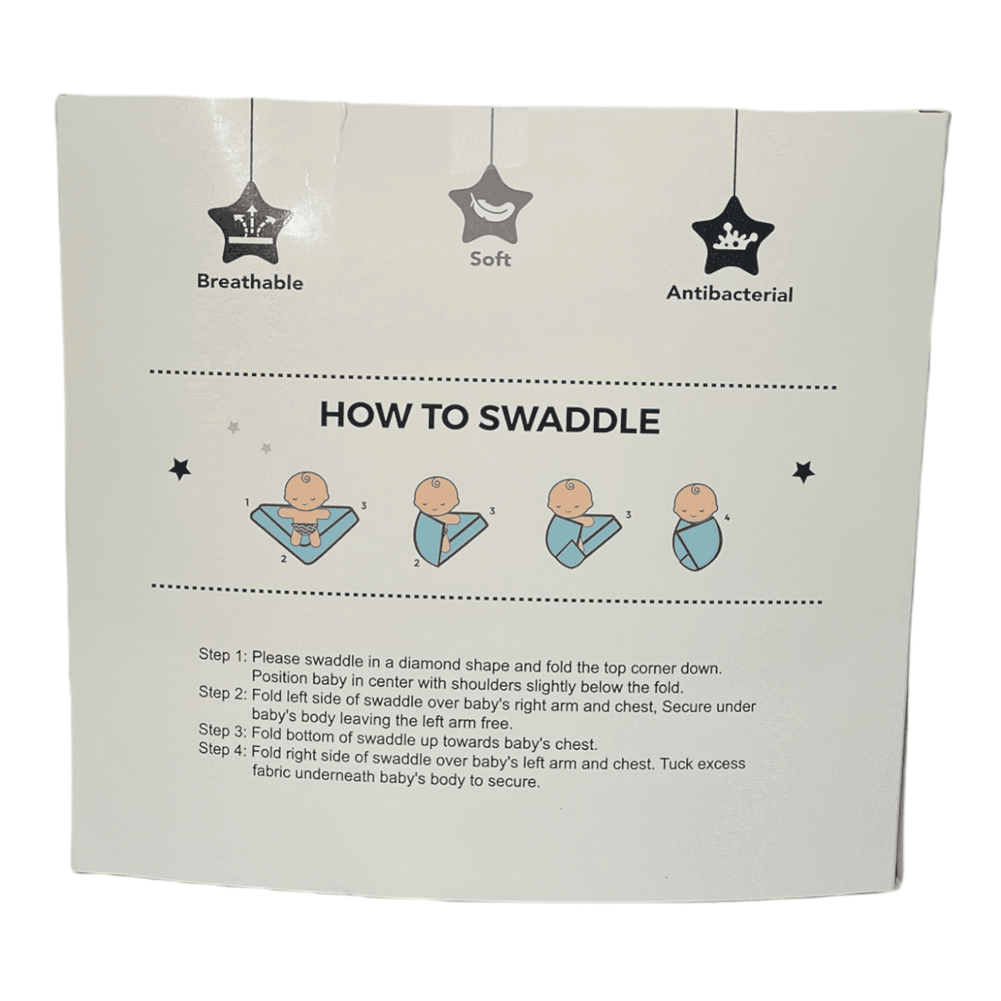 Simple Baby Essentials | Soft Bamboo Muslin Cotton Swaddles - Receiving Blankets | Baby Shower Gift | 3 Pack Large 47'x47' Absorbent Breathable | Boy Light Blue Whale Elephant, Crib