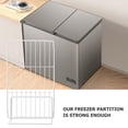 thumbnail image 2 of ITSELFER 1 Juego de divisores de refrigerador de metal resistente, divisor de alambre de hierro, divisor de congelador, divisor de refrigerador, divisor de malla de hierro, divisor de estante, 2 of 5