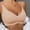 Beige, variant on Everyday Bras for Women Women's ABC Cup Backless Wire-Free Breathable Comfortable Bra,Light Blue L
