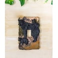 thumbnail image 3 of Rustic Western Mountain Bear And Cubs Single Toggle Switch Plate Cover Set of 2, 3 of 7