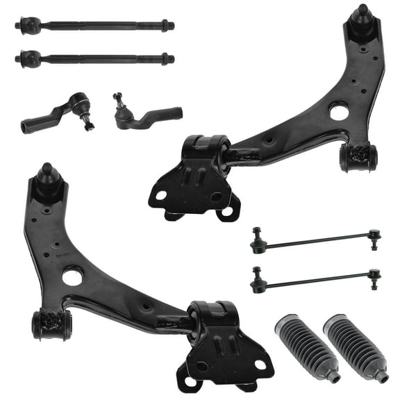 Front Control Arm Ball Joint Sway Bar Link Tie Rod Steering Suspension Kit 10pc PSA30459