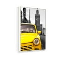 thumbnail image 2 of wall26 Framed Canvas Wall Art for Living Room, Bedroom Yellow Car Closeup on Street Canvas Prints for Home Decoration Ready to Hang - 16x24 inches, 2 of 4