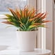thumbnail image 5 of pstuiky 4 plantas artificiales de césped artificial para exteriores arbustos artificiales césped verde para el hogar ventanas jardines oficinas patios maceteros colgantes, 5 of 6