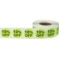 thumbnail image 2 of Hot Green 10%Off Circle Stickers | 0.75" Inch Round | 500 Pack, 2 of 6