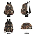 thumbnail image 4 of FORMRS Mini Backpack Purse for Women Travel Daypack Casual Shoulder Bag, Dark Floral Pattern, 4 of 7