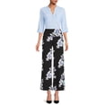 thumbnail image 5 of Nine.Eight Women Casual Relaxed Fit Wide Leg Pants, 5 of 5