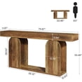 thumbnail image 7 of 70.9-Inch Extra Long Sofa Table, Farmhouse Console Tables with Wood Frame and Storage Shelf, 7 of 7