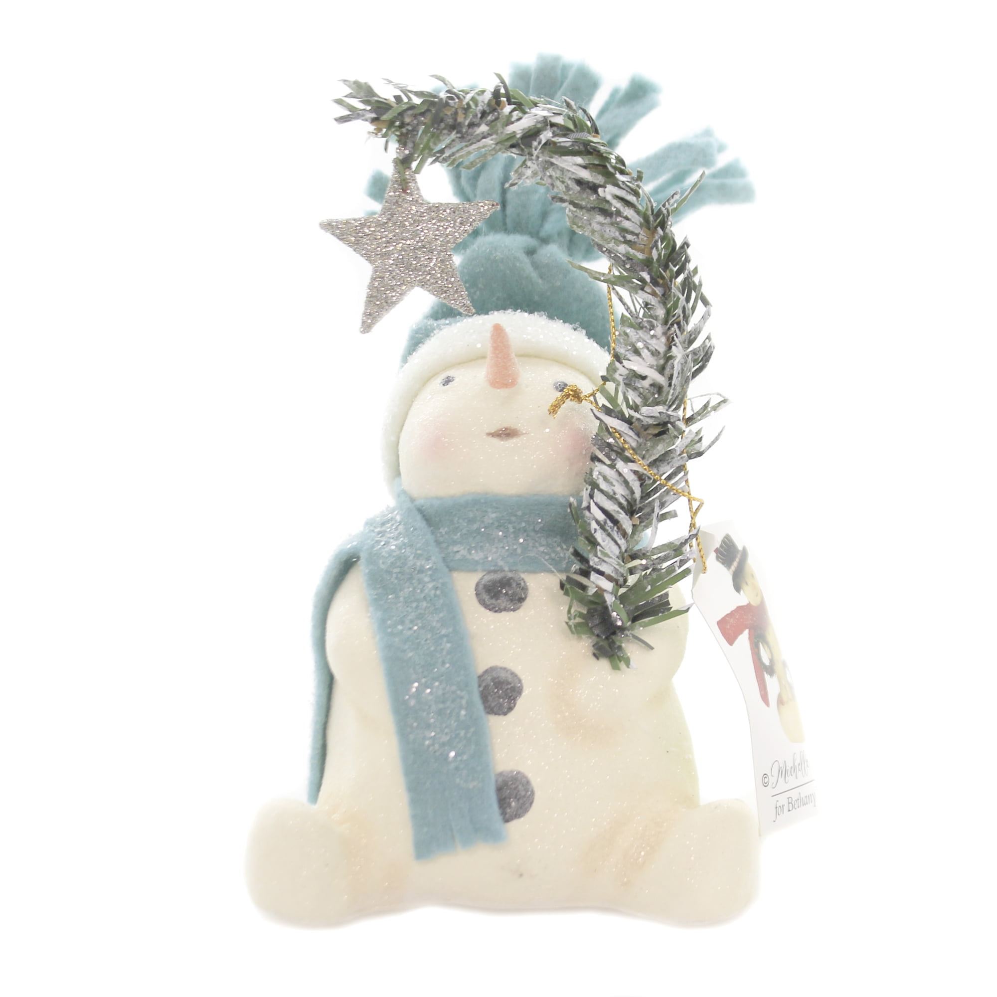 Bethany Lowe Wish Upon A Star Christmas Decoration MA6343 Snowman Figurine