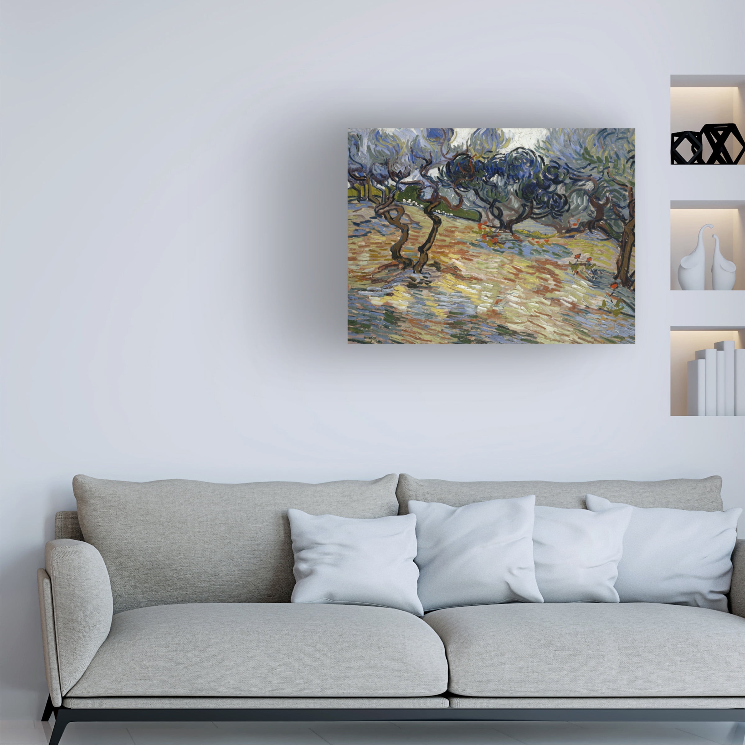 Van Gogh 'Olive Trees' Canvas Art