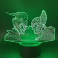 thumbnail image 3 of Thor And Loki Petite Lampe de Nuit 3d, Veilleuse Led, 3 of 3