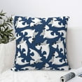 thumbnail image 4 of Yiaed Shark Print Pillow Covers Super Soft Decorative Square Throw Pillow Covers Case Cushion Covers for Sofa Couch Bedroom Car Decor（No pillow core）-20"x20", 4 of 7