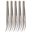 thumbnail image 2 of Point Tweezers, Bent Tweezers Portable  Corrosion Resistant Excellent Flexibility Multifunctional  for Electronic Repair for Jewelry Making, 2 of 7