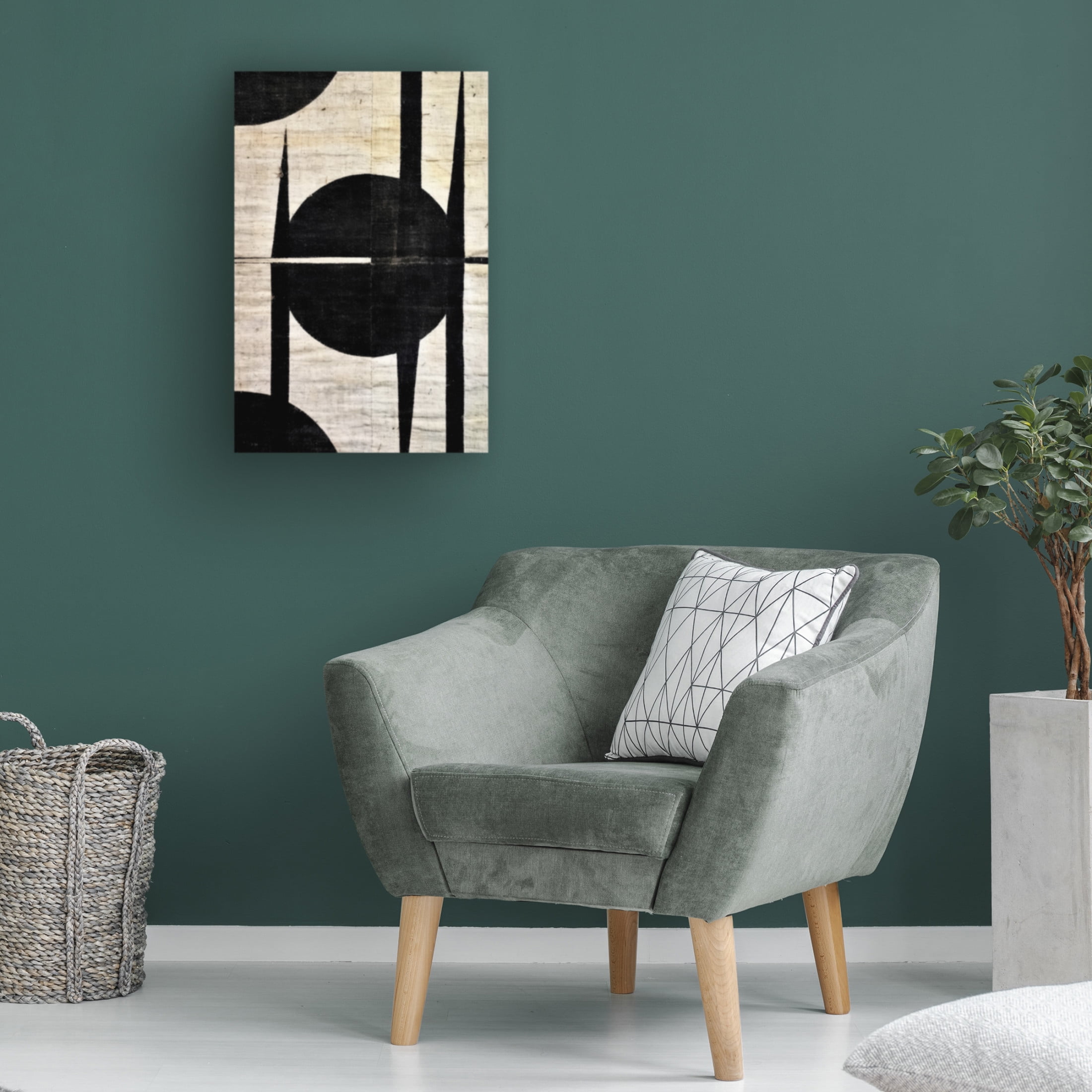 Trademark Fine Art Treechild Fixed Circle Canvas Wall Art