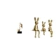 thumbnail image 1 of Figura decorativa de nota musical, estatua de escritorio, adorno de resina y cerámica, ideal para habitación, oficina o dormitorio., 1 of 8