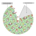 thumbnail image 2 of Yiaed Spring Gnomes Print Christmas Tree Skirt , Tree SkirtsTree Mat for Christmas Winter Holiday Indoor Decorations-48", 2 of 7