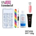 thumbnail image 1 of Poly Uv Gel Nail Builder Extension Kit LED Lamp Nail Gel Polish Set Extension Polygel Nail Kit, 1 of 9