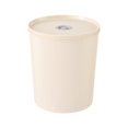 thumbnail image 3 of Kezqiaxn Food Storage Container with Lid Clearance Sealed Round Bucket with Lid Grocery Snacks Transparent Food Bucket Large Capacity Thicken Household Spaghetti Flour Rices Storage Bucket Beige, 3 of 3