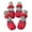 Red, variant on Dog Shoes Dip Coating Waterproof Durable Shoe Covers and Socks for Pet Comfort in Outdoor Scenarios, Blue Size L