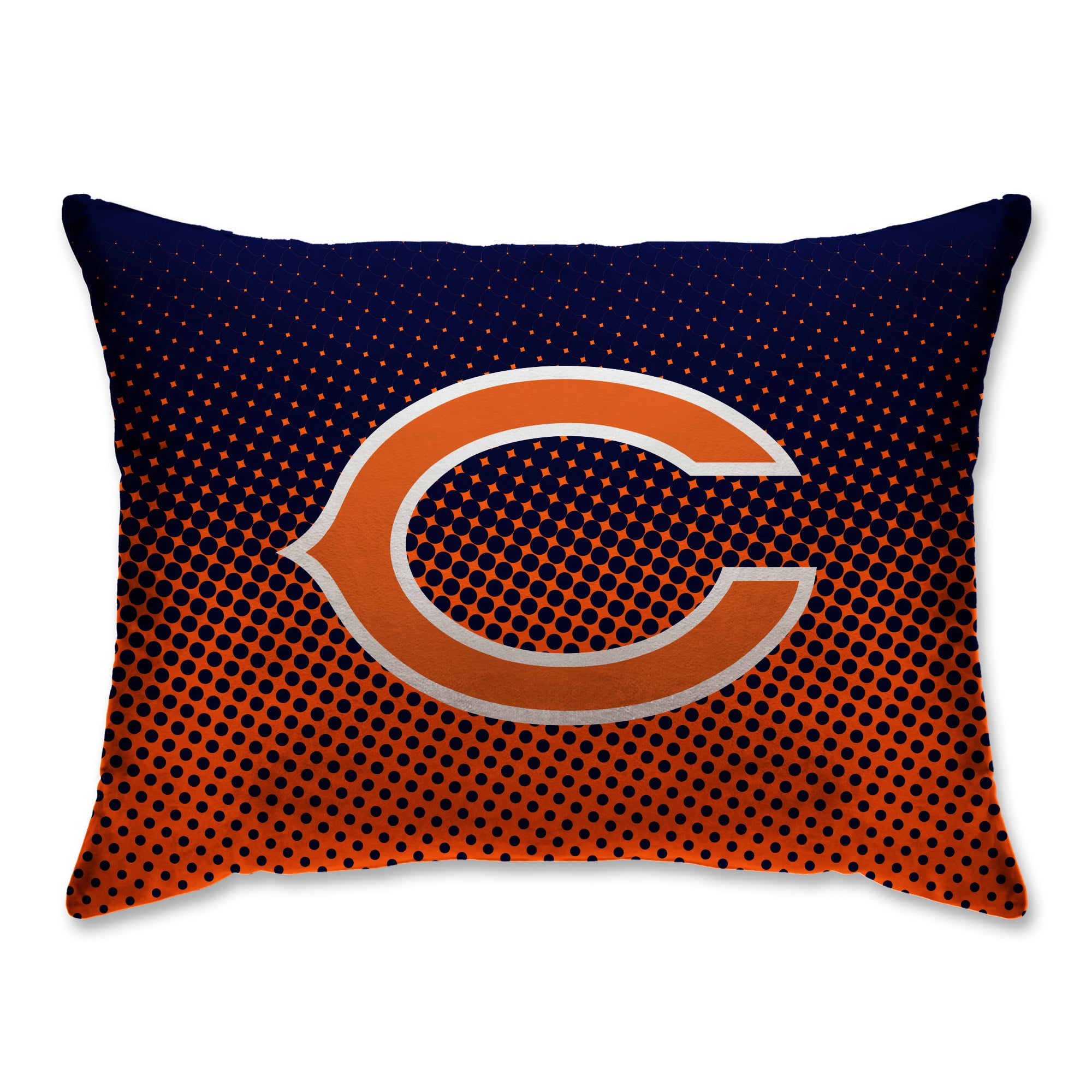 Chicago Bears 20&quot; x 26&quot; Dot Decorative Bed Pillow - No Size