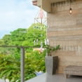 thumbnail image 3 of Carillón de cristal, fabricante de , colgante de prisma colgante, decoración de jardín para , , ventana interior Cristal rosa BLESIY campanas de viento de cristal, 3 of 7
