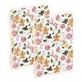 thumbnail image 2 of Gingerbread Men Holly Leaves Notebooks 1-subject Journal 60 Sheets A5 College Ruled Paper Detachable Ring 8.3"x5.7", 2 of 8