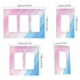 thumbnail image 2 of Yayeee Rocker Switch Wall Plate 1-Gang 4.6"x2.9" Home Decorative Outlet Cover, Pink Gradient, 2 of 6