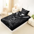 thumbnail image 4 of Erosebridal Motorcycle Twin Sheet Sets,American Eagle Animals Bedding For Bots Adults 3-Piece, 4 of 6