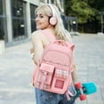 thumbnail image 6 of FPYWO School Backpacks Bags for Girls, Kids Casual Bookbag for Child Teens, Pink, 6 of 7