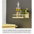 thumbnail image 5 of Yamazaki Home Magnetic Storage Caddy, Yellow, Steel, Supports 3.3 pounds, No Assembly, 5 of 8