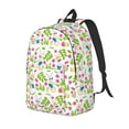 thumbnail image 1 of Saiise Happy Easter Print Laptop Backpack - Adjustable Shoulder Straps, Water-Resistant, Large Capacity, Stylish Design, Unisex for School, Office, Travel-Small, 1 of 5