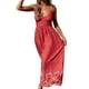 thumbnail image 5 of Vestido De Tirantes Finos, Vestido De Viscosa Con Estampado Floral Suave, Cintura Elástica, Elegante A La Moda Para Actividades Al Aire Libre En Interiores ANGGREK Otros, 5 of 6