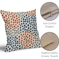 thumbnail image 4 of Blue Orange Pillow Covers 20x20 Set of 2 Boho Design Gray Dot Throw Pillows Modern Trendy Fall Print Decorative Outdoor Pillowcase Holiday Cushion Cover Linen Case Decor for Sofa Couch Bed, 4 of 6
